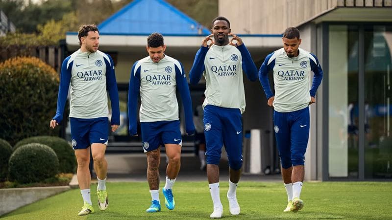 Nerazzurri at work: photo's from training