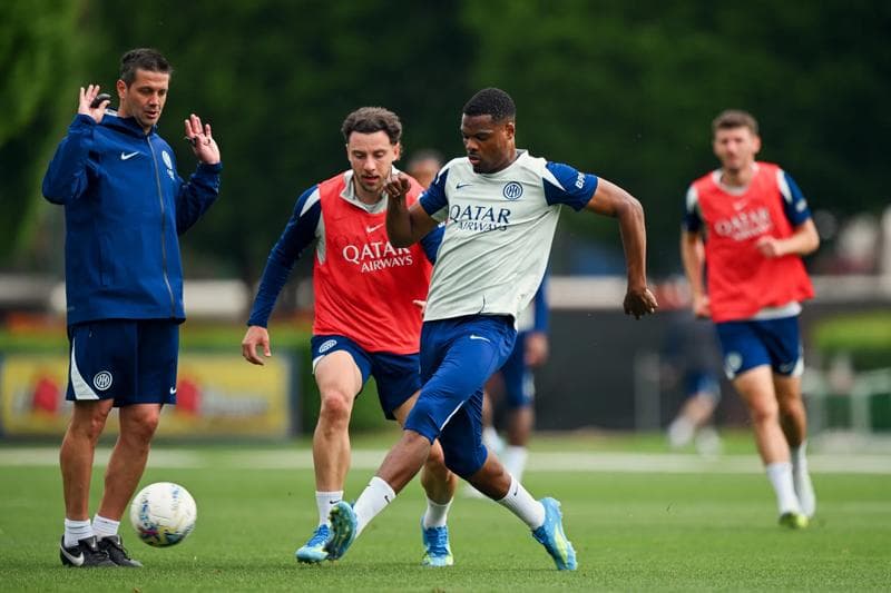 Nerazzurri training ahead of Inter vs. Parma