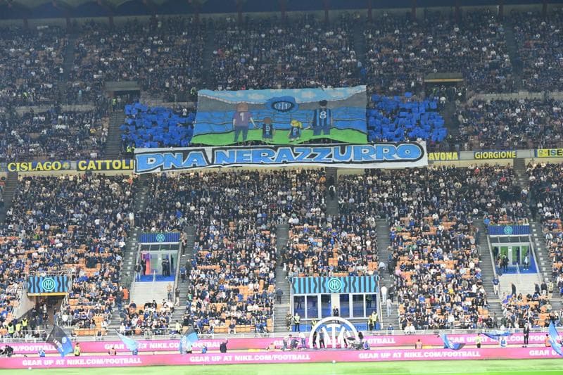 NERAZZURRO DNA: the display by junior Inter Club members