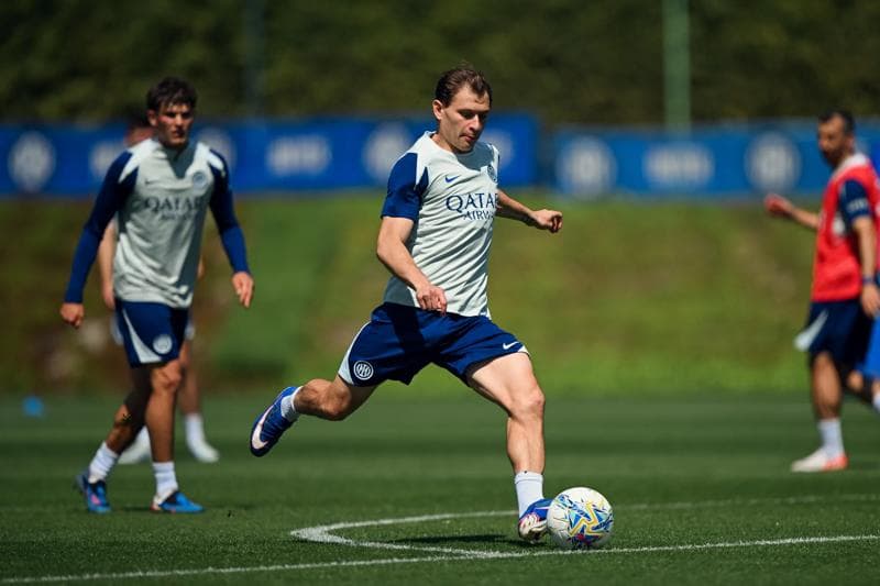 Nerazzurri training ahead of Lazio vs Inter