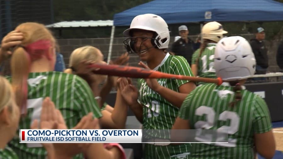 Overton softball holds on for hard-fought 4-3 area-round win over Como-Pickton