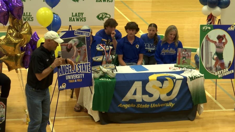 Three Wall student-athletes will be taking their talents to the collegiate level