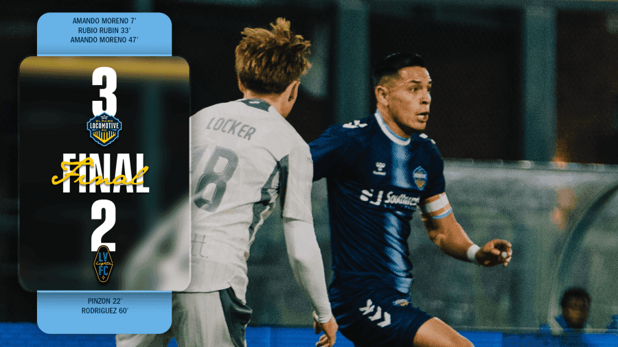 Locomotive remain unbeaten with win over Las Vegas, 3-2