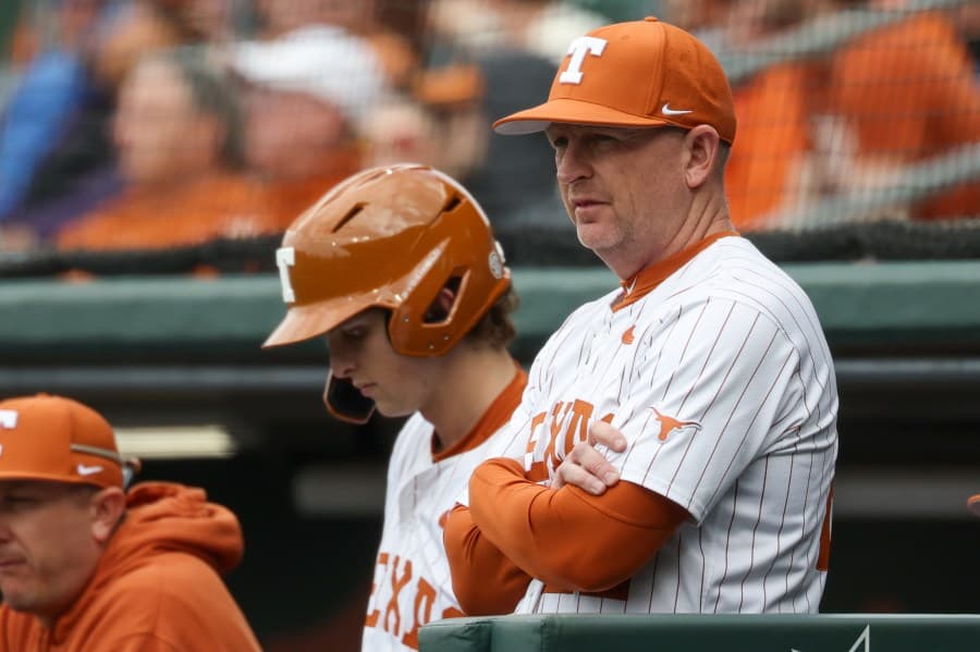Rain could force late start to top-10 baseball matchup between Horns, Mississippi St.