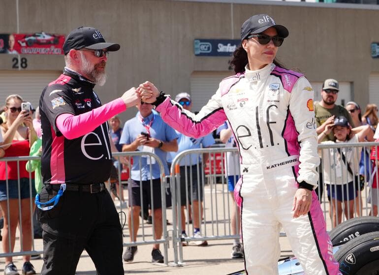 Katherine Legge is first woman to attempt 'The Double,' driving the Indy 500 and Coca-Cola 600 in one day