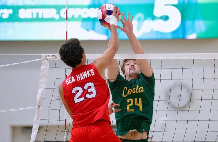 Mira Costa boys volleyball gets revenge against rival Redondo Union