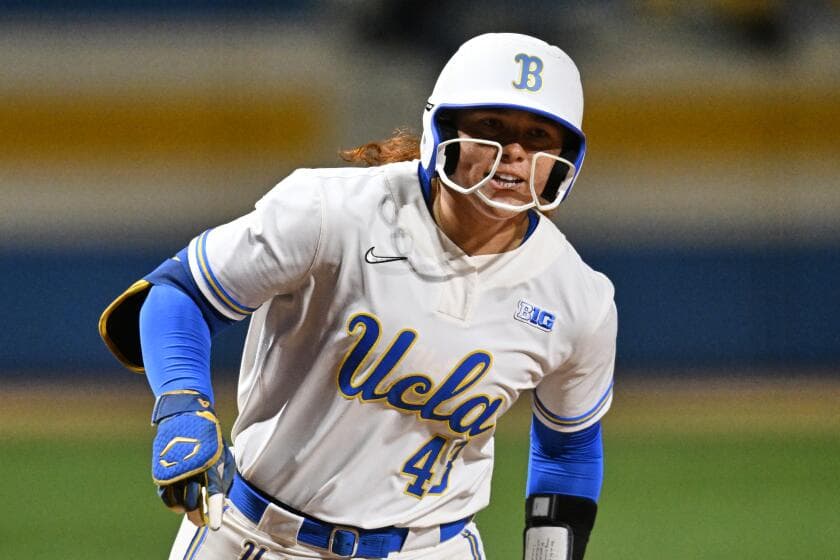 UCLA senior Megan Grant ties NCAA softball home run record; Bruins reach title game