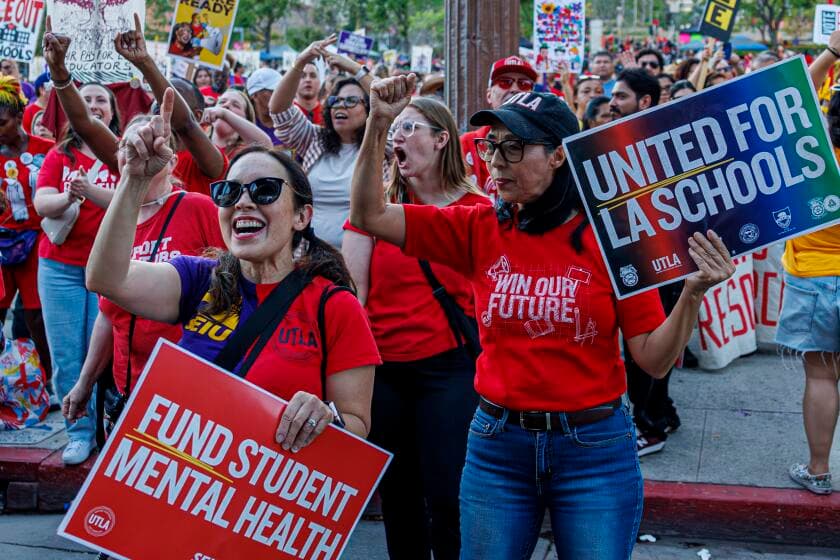 LAUSD high school sports activities would come to a halt if unions strike on Tuesday