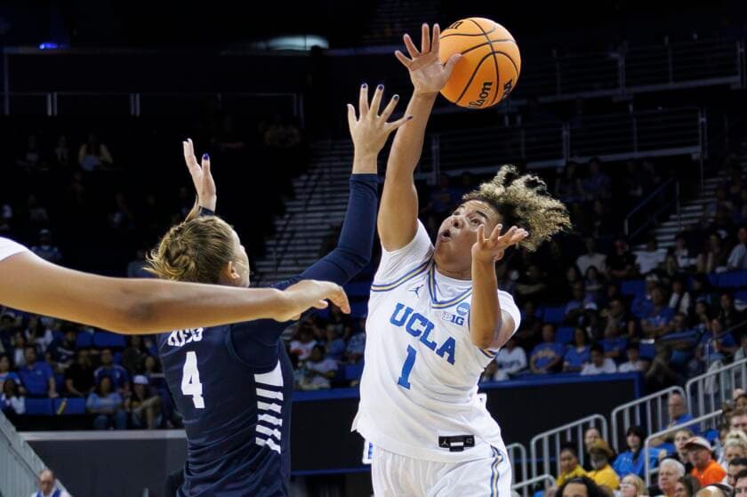 UCLA opens its NCAA tournament title bid with dominant win over California Baptist
