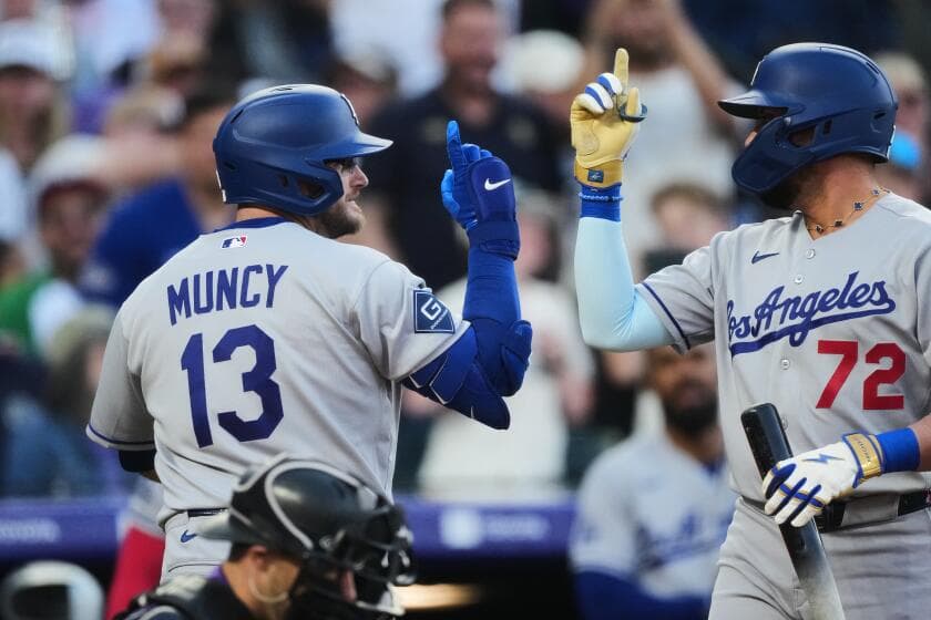 Max Muncy and Dalton Rushing each homer twice in Dodgers' 15-hit, blowout win