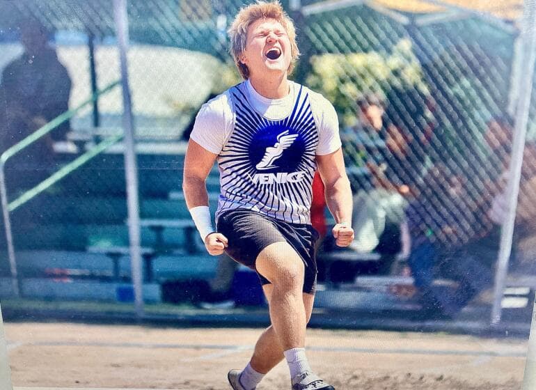 Shotputter Lawrence Kensinger breaks 43-year-old record at City championships