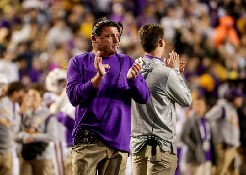 Ed Orgeron is returning to LSU as member of old USC pal Lane Kiffin's staff