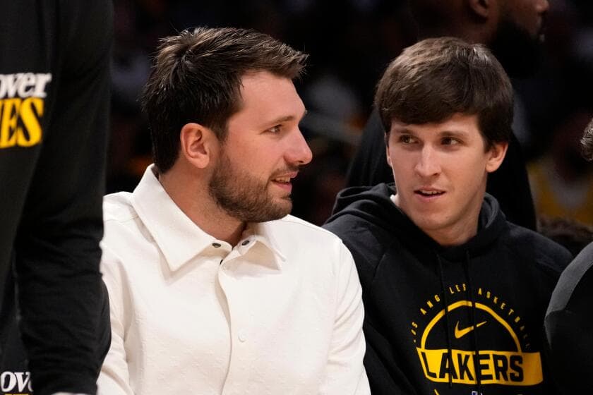 Luka Doncic providing Lakers a big playoff boost, even from the bench