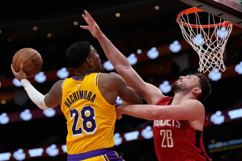 LeBron James leads Lakers' rout of Rockets to close out series