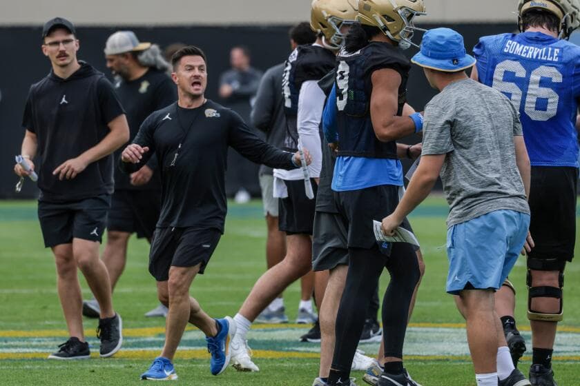 Water spray, chaos and stress tests: Inside Bob Chesney's UCLA practice philosophy