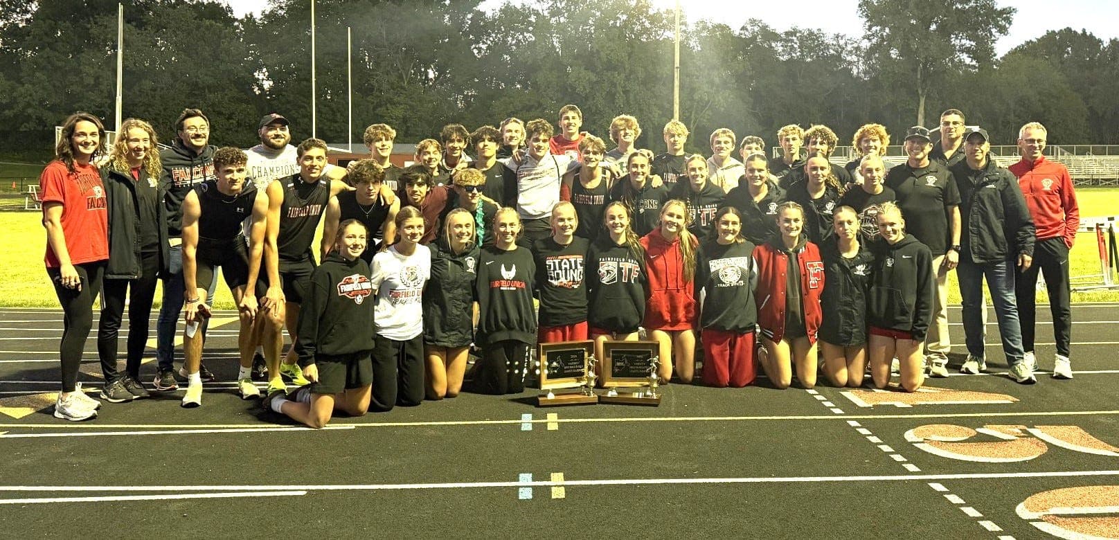 Lancaster boys, Fairfield Union boys and girls take home league track titles