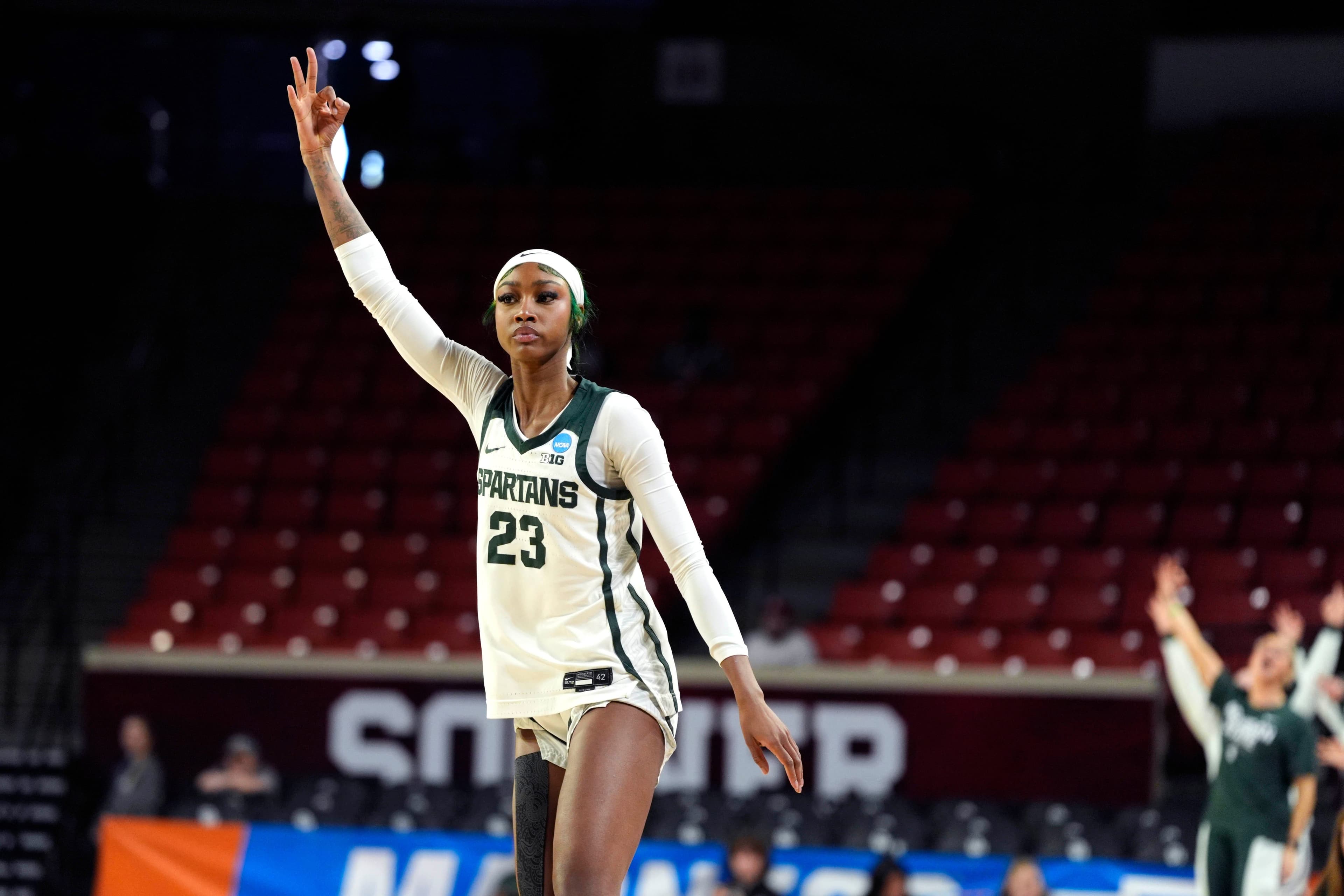 MSU's Jalyn Brown signs training camp contract with Seattle Storm