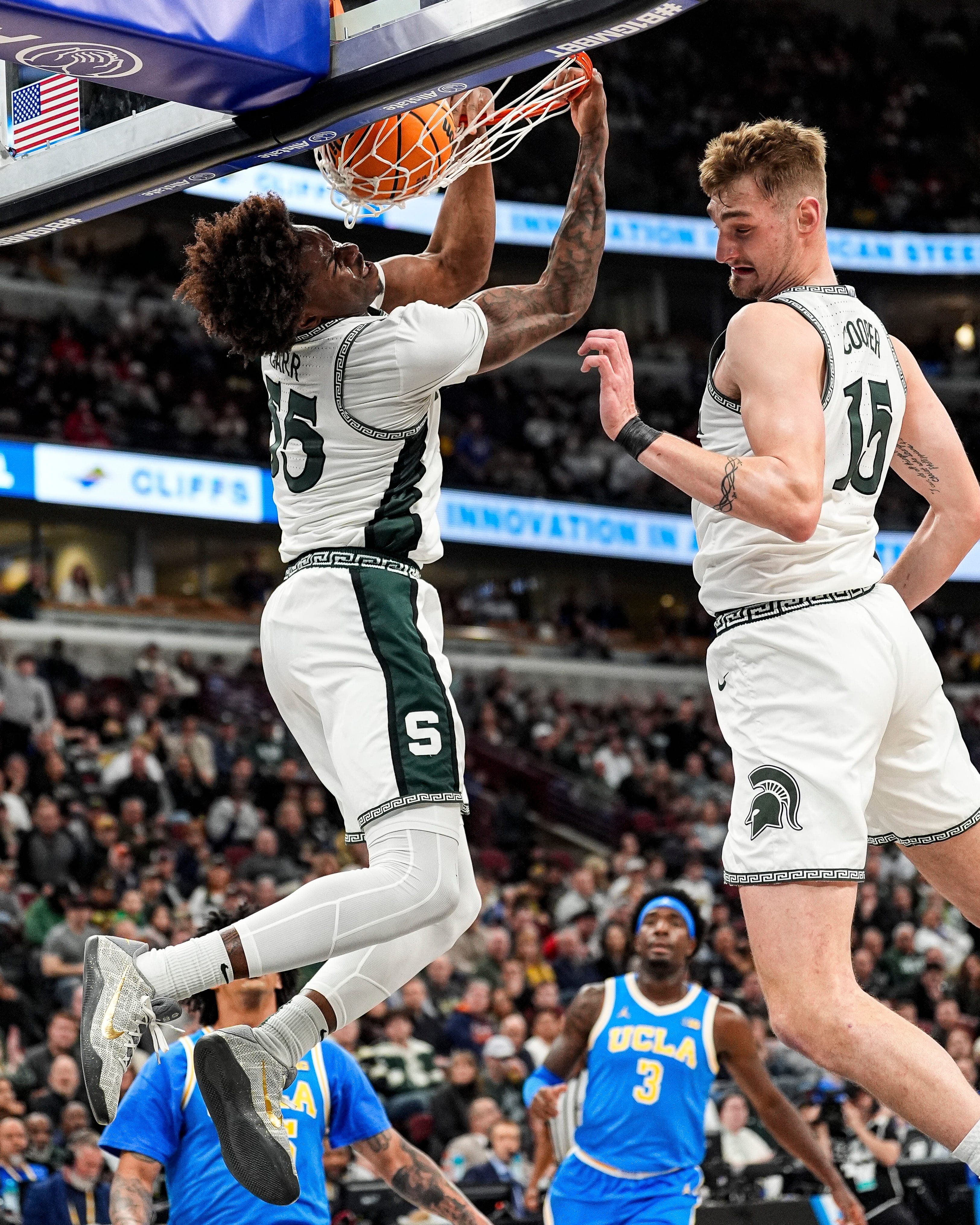 New Headline: Coen Carr Lights Up NCAA Showcase With Pistons' Thriving Dunks and Stunning Victory Over MSU's Star