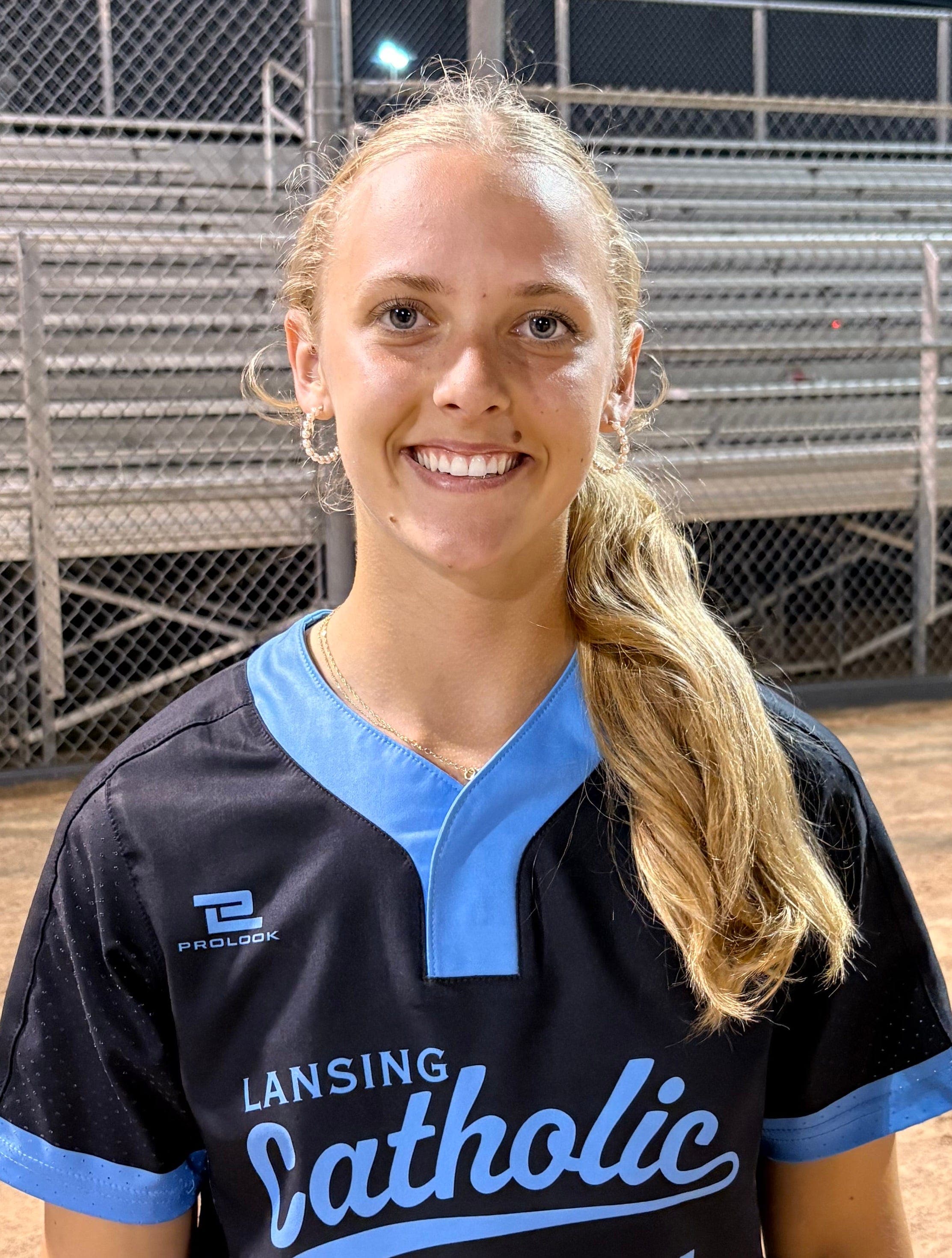 Zoey Gruber helps Lansing Catholic start Softball Classic title defense strong