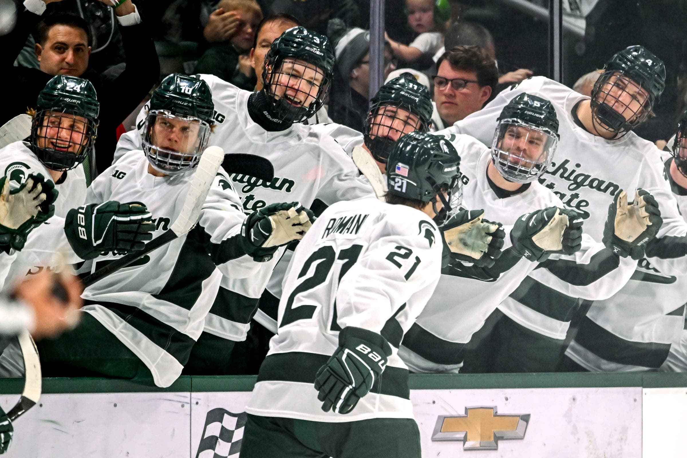 For Michigan State hockey's young guns, first NCAA tourney 'a dream come true'