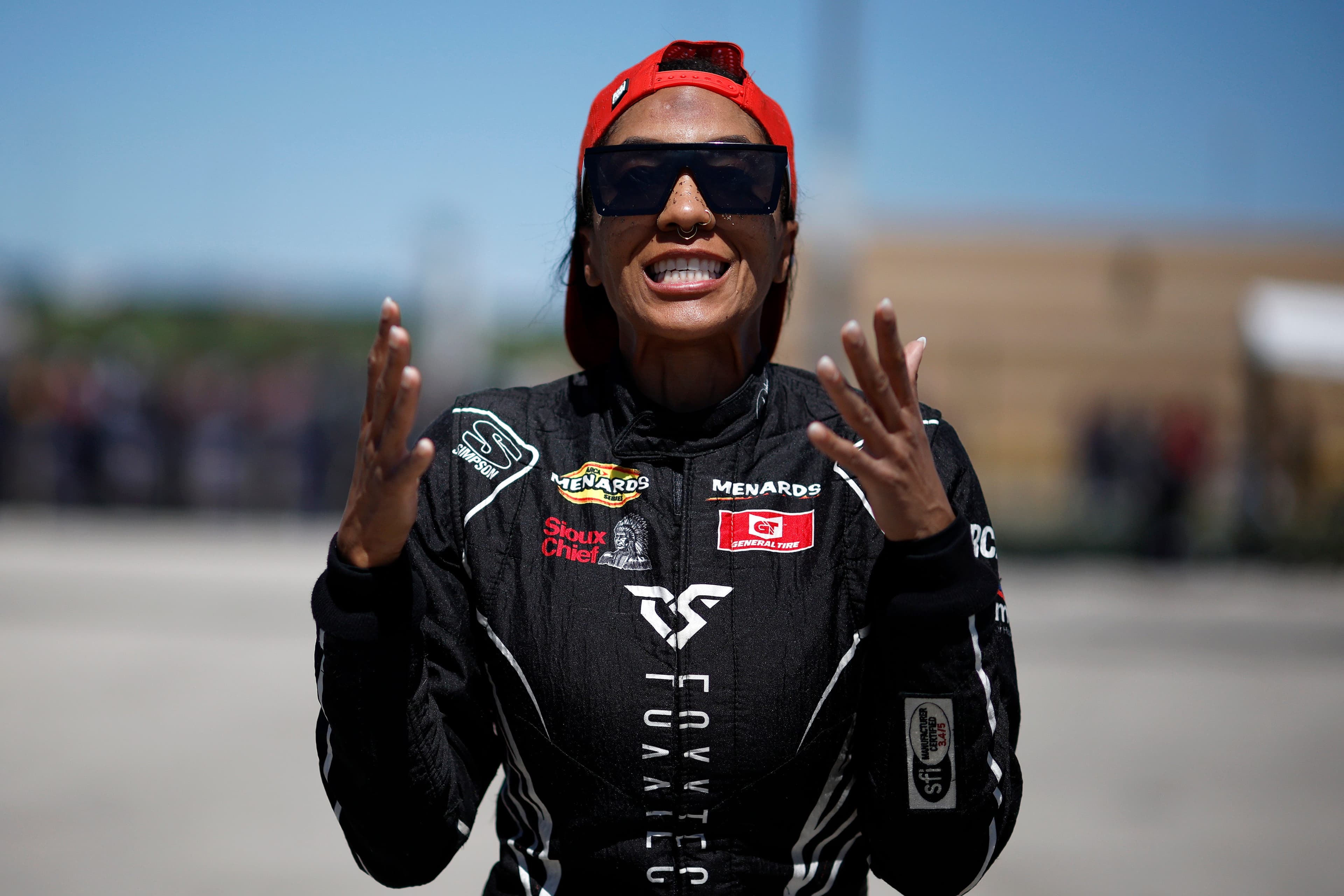 Best images of history-making NASCAR Truck Series driver Dystany Spurlock