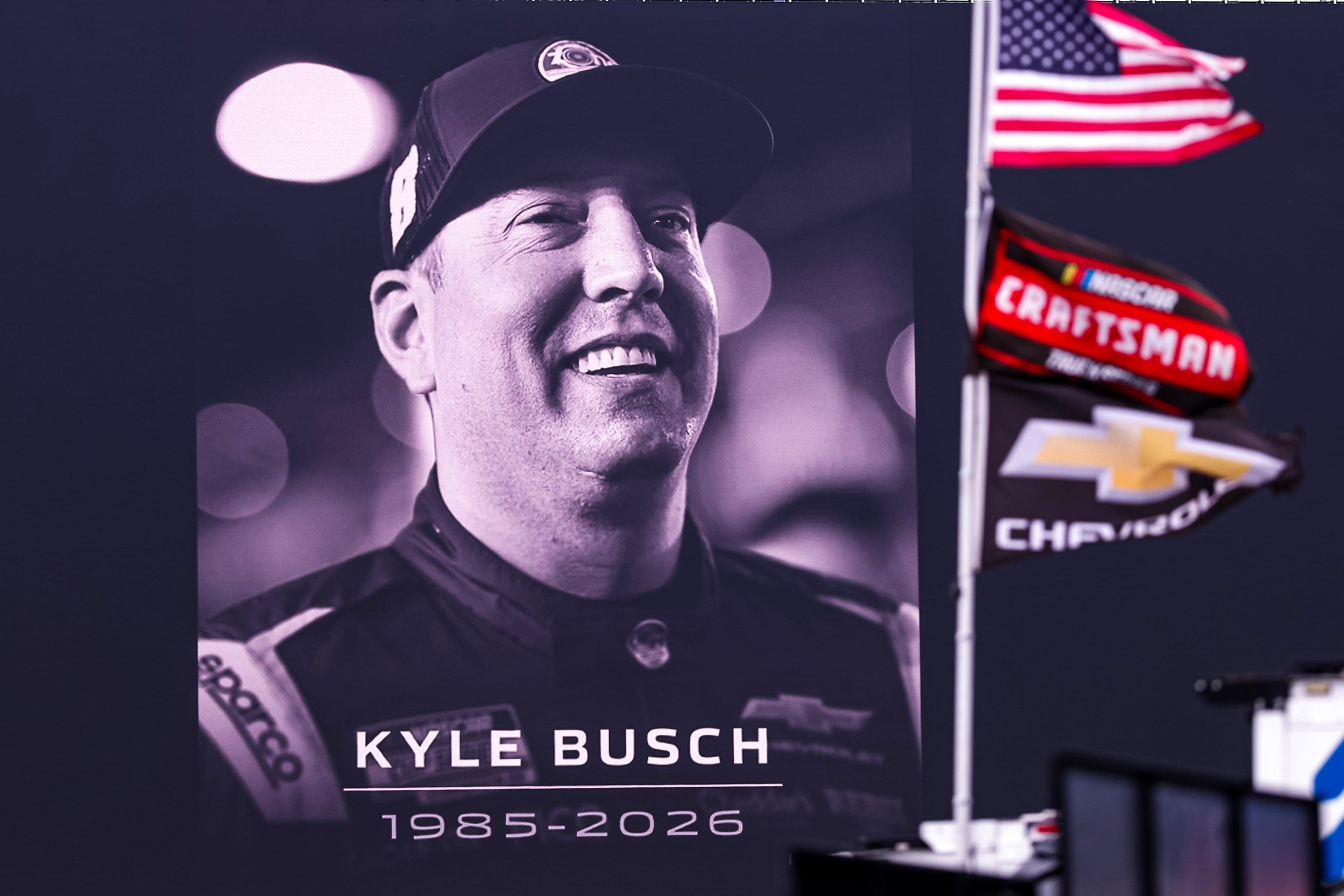 NASCAR, fans pay tribute to the late Kyle Busch