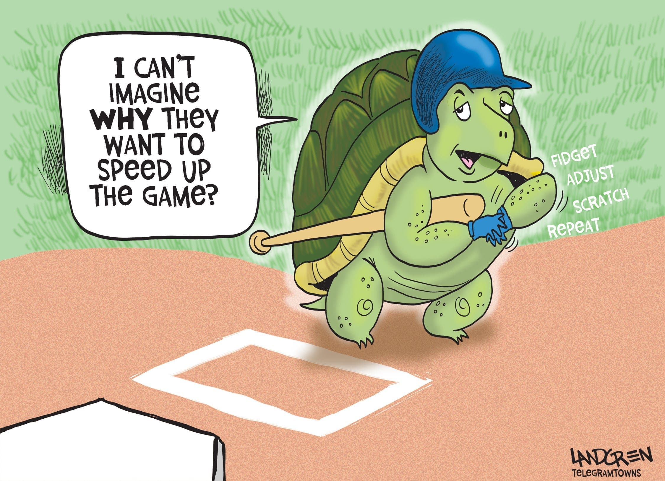 Sports cartoons through the years