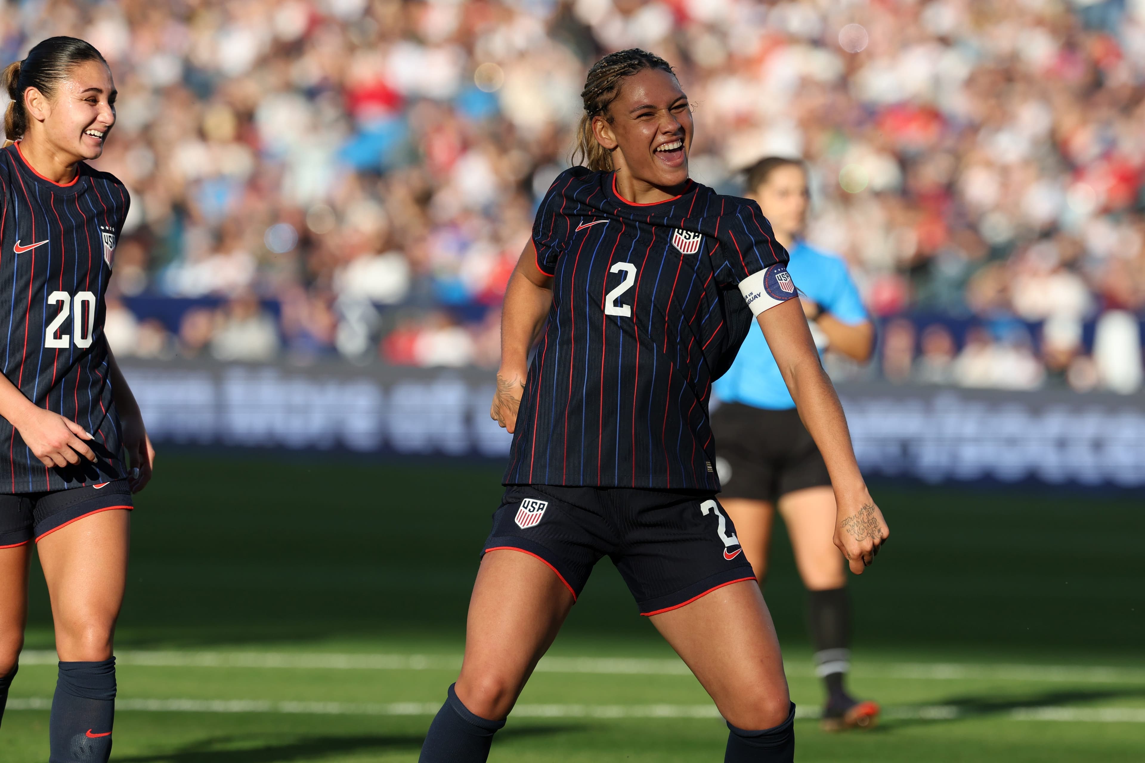 Best of women's soccer superstar Trinity Rodman in photos
