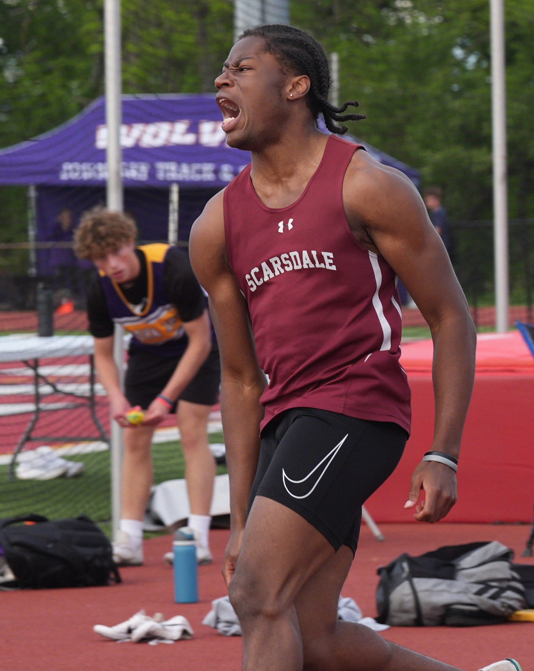 Scarsdale wins both 100s at Westchester, twins 1-2 in hurdles