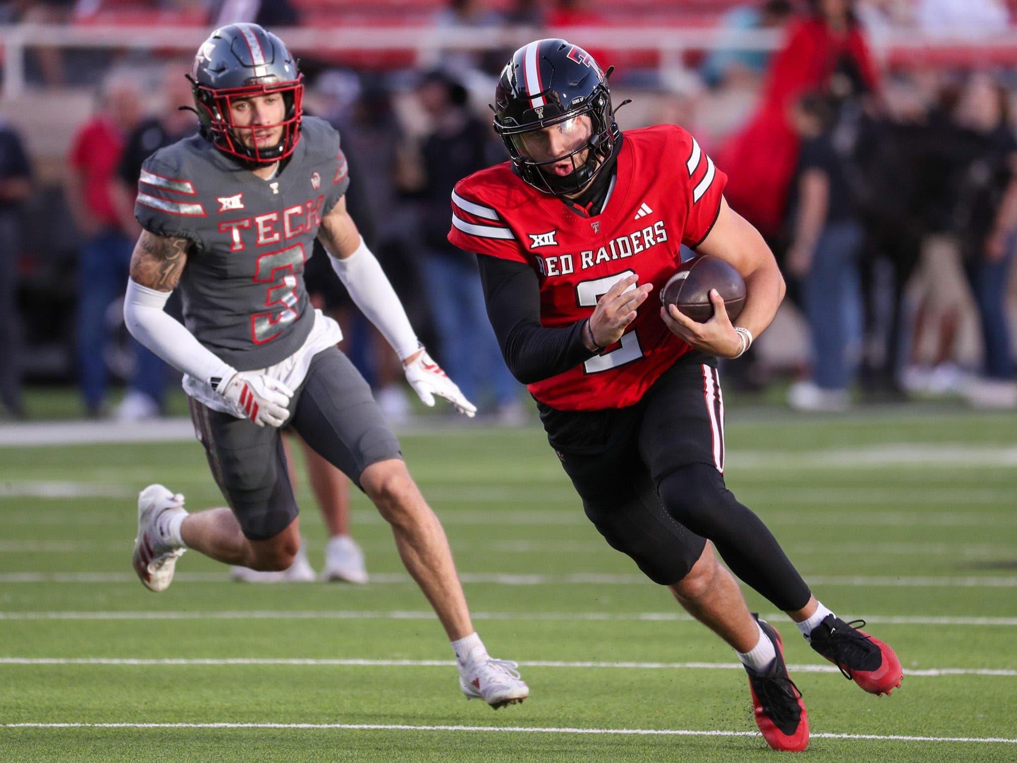Brendan Sorsby throws 4 TD passes in Texas Tech football spring game