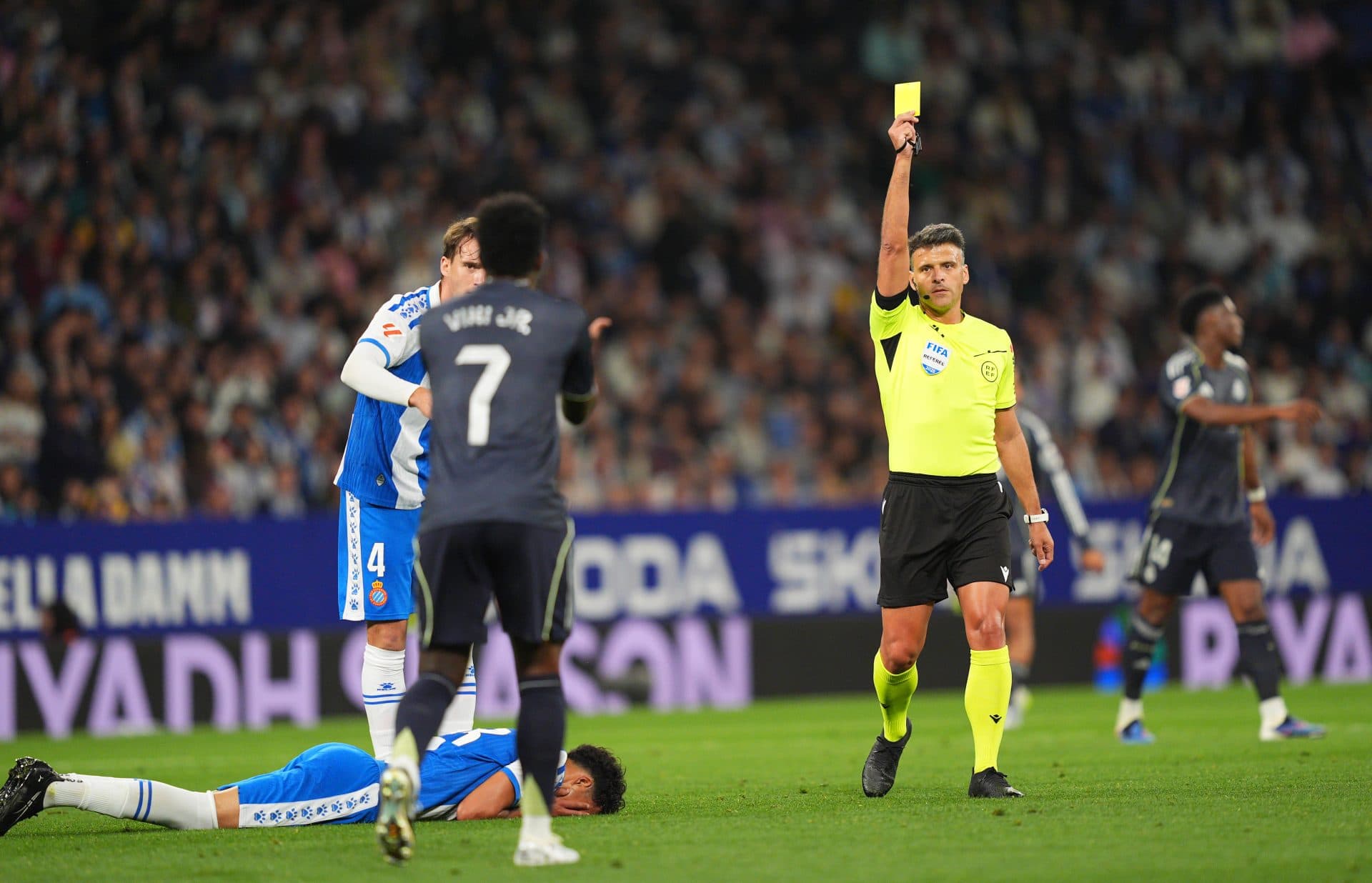 VAR audio of Espanyol’s overturned red card vs Real Madrid