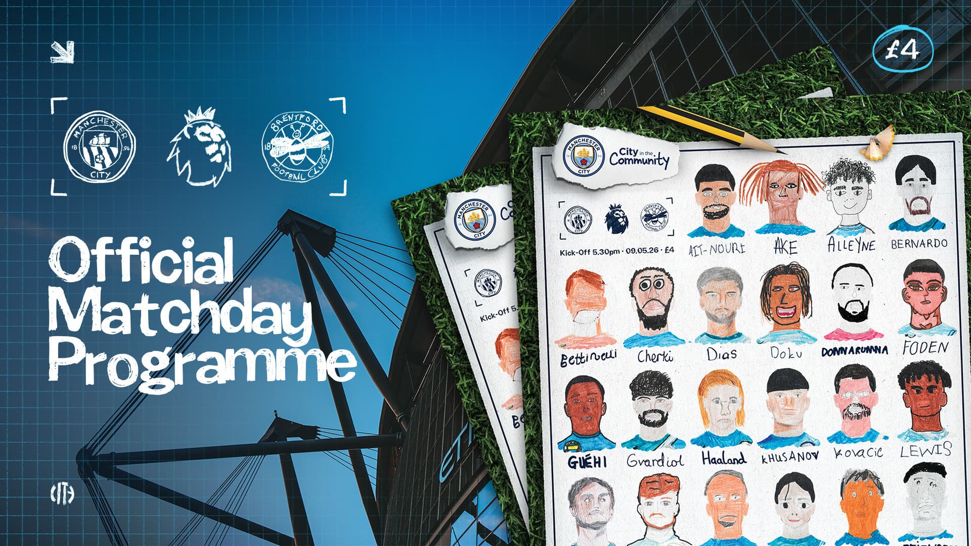 CITC special cover for our Brentford matchday programme
