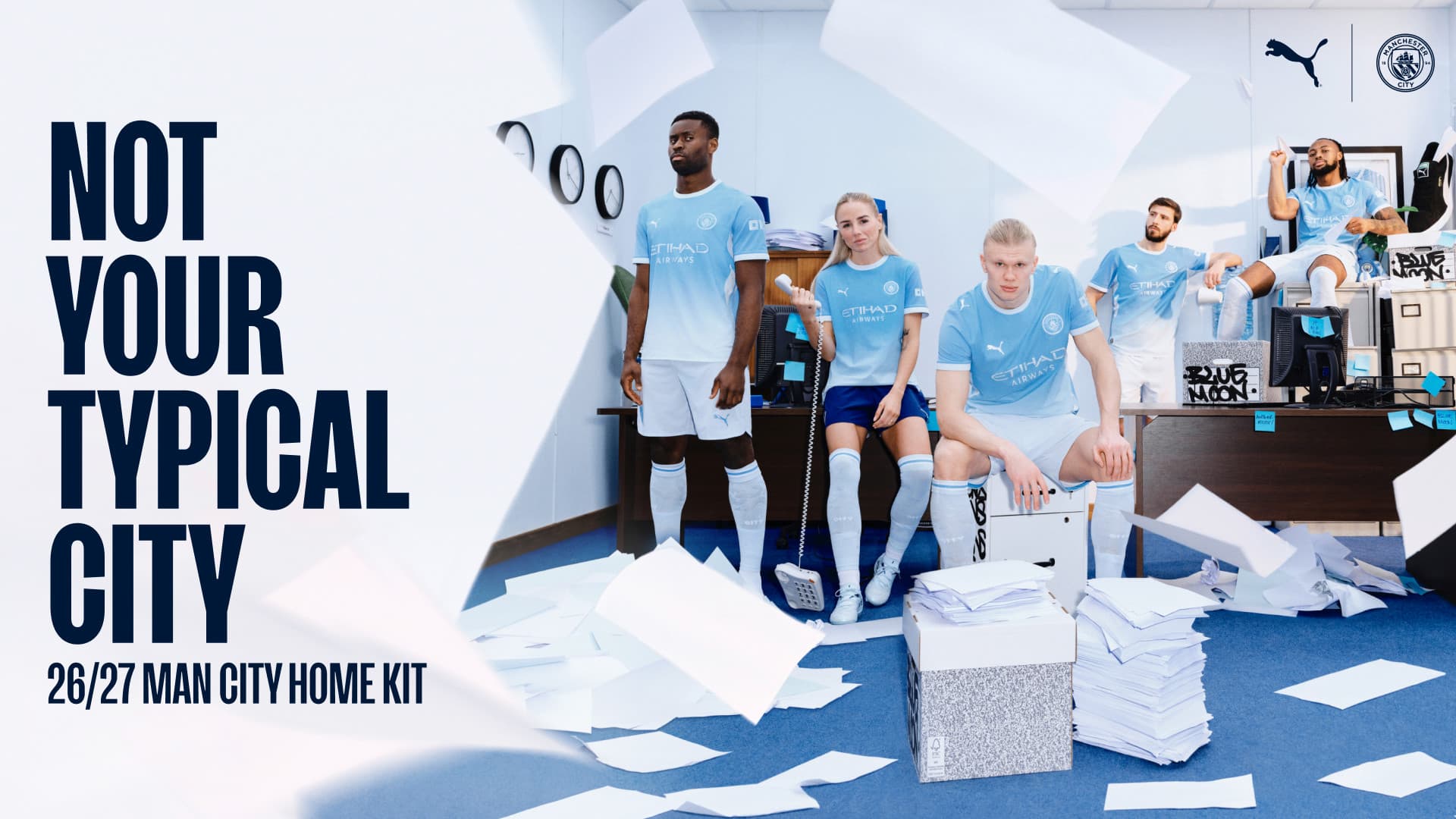City to wear 2026/27 Home Kit for Villa clash