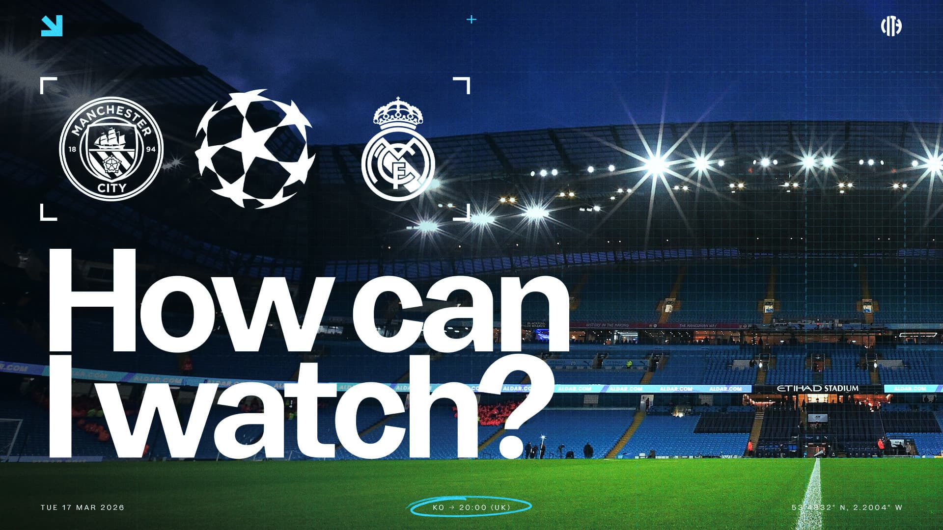 Your Team is in Town Tonight: City vs. Real Madrid Live on TV Now!