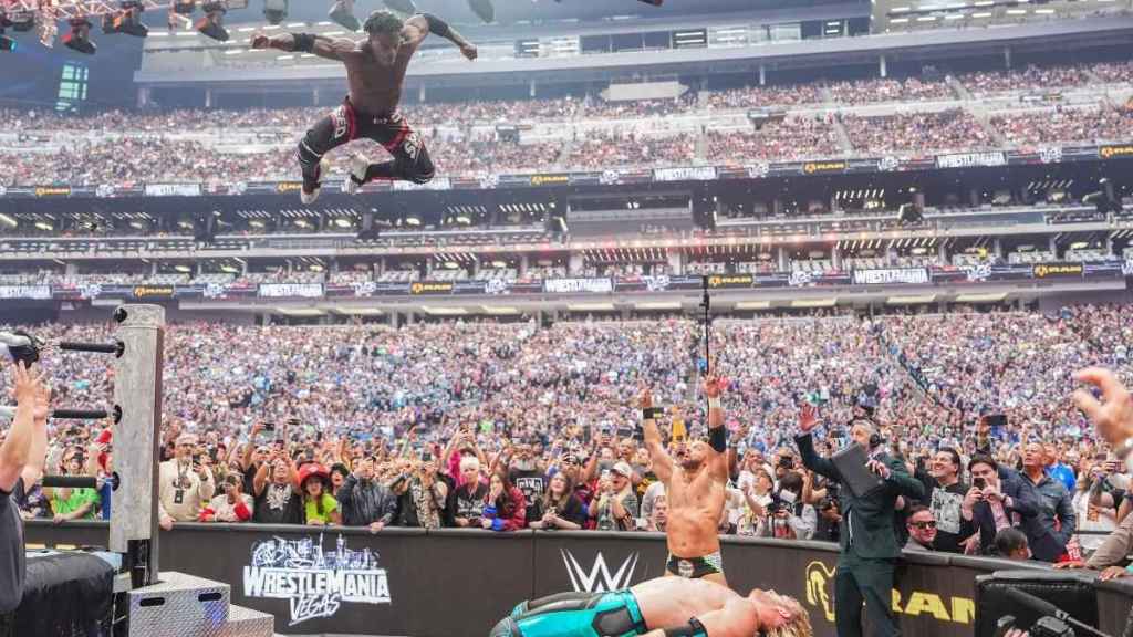 IShowSpeed Sends Logan Paul Crashing Through a Table on WWE Debut