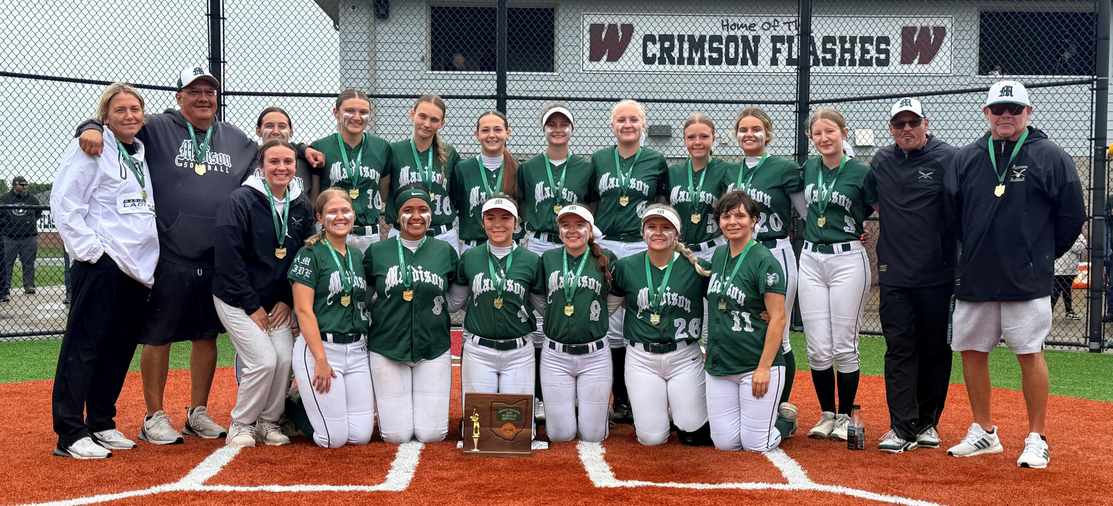 Madison softball flips script on 2026 season with district title