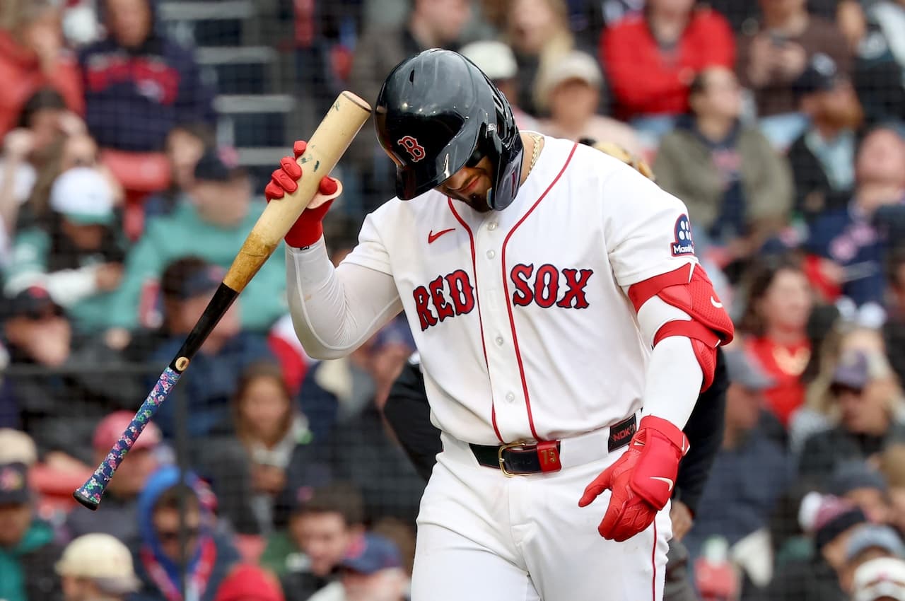 Red Sox getting plenty of chances with men on base, but production lacking