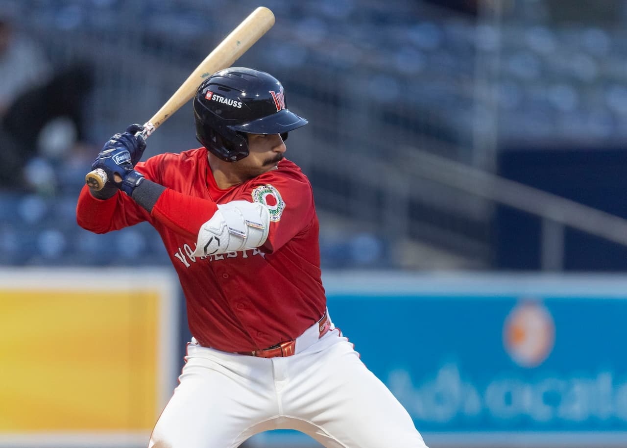 ‘The best pure hitter I’ve managed here’: Mickey Gasper swinging a big bat for Worcester