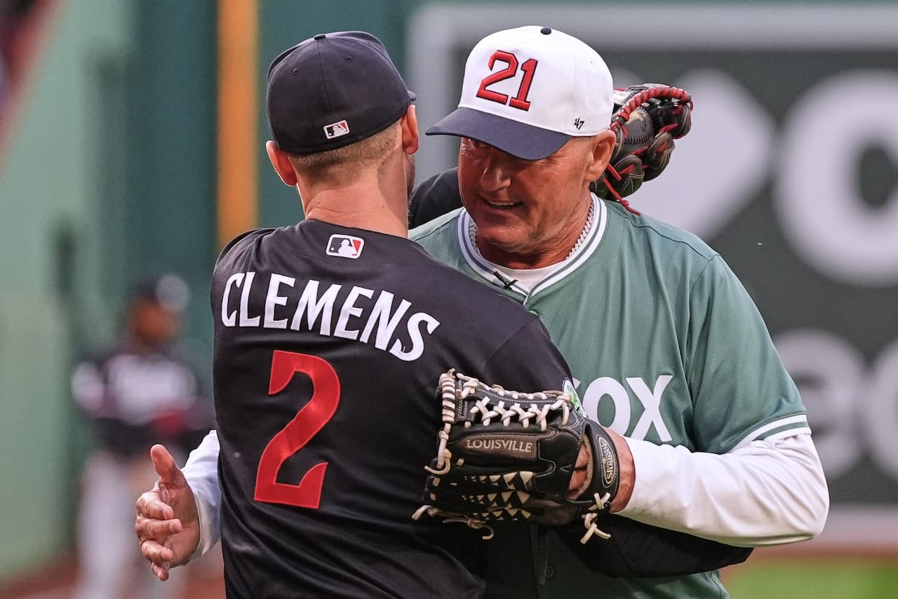 Red Sox gave former ace Roger Clemens a heartwarming moment with his son