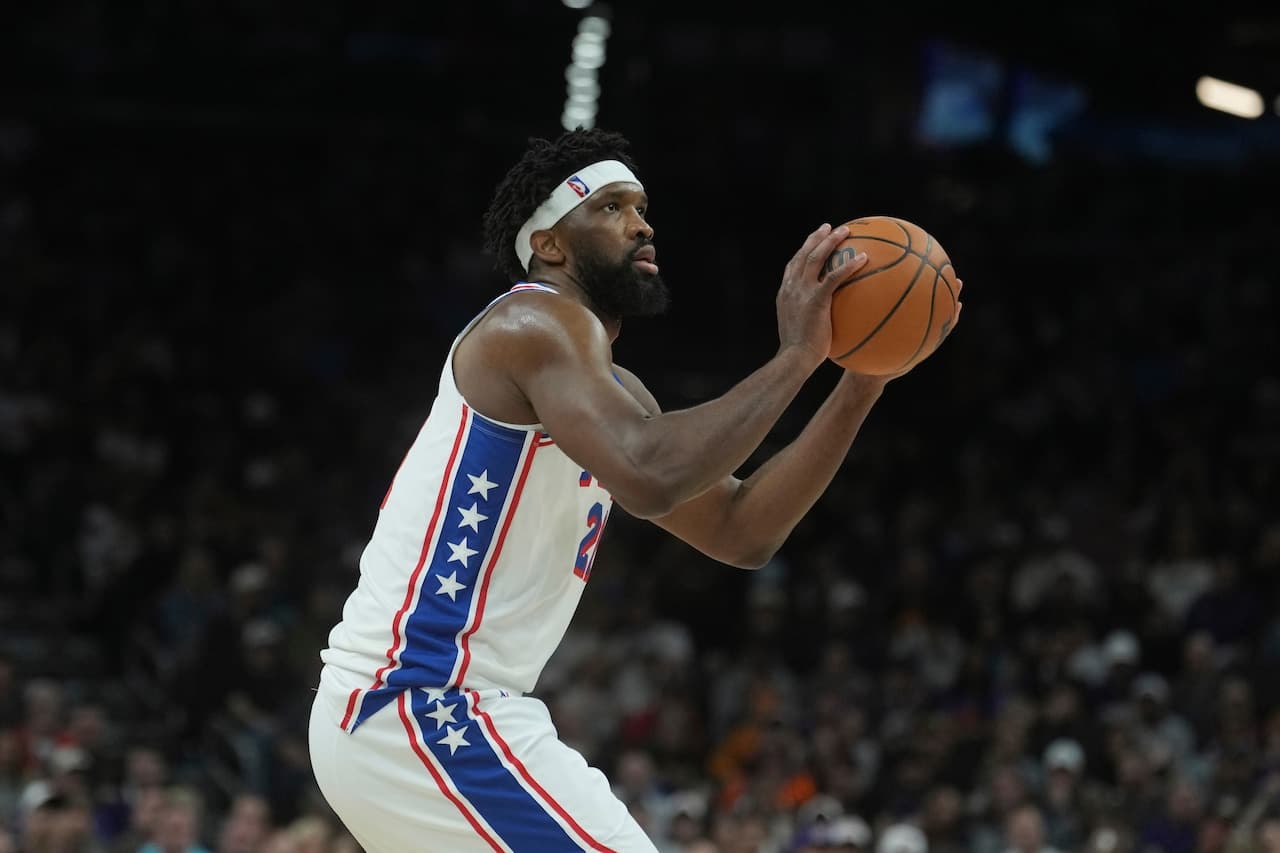 Joel Embiid takes step towards returning for playoff series vs. Celtics