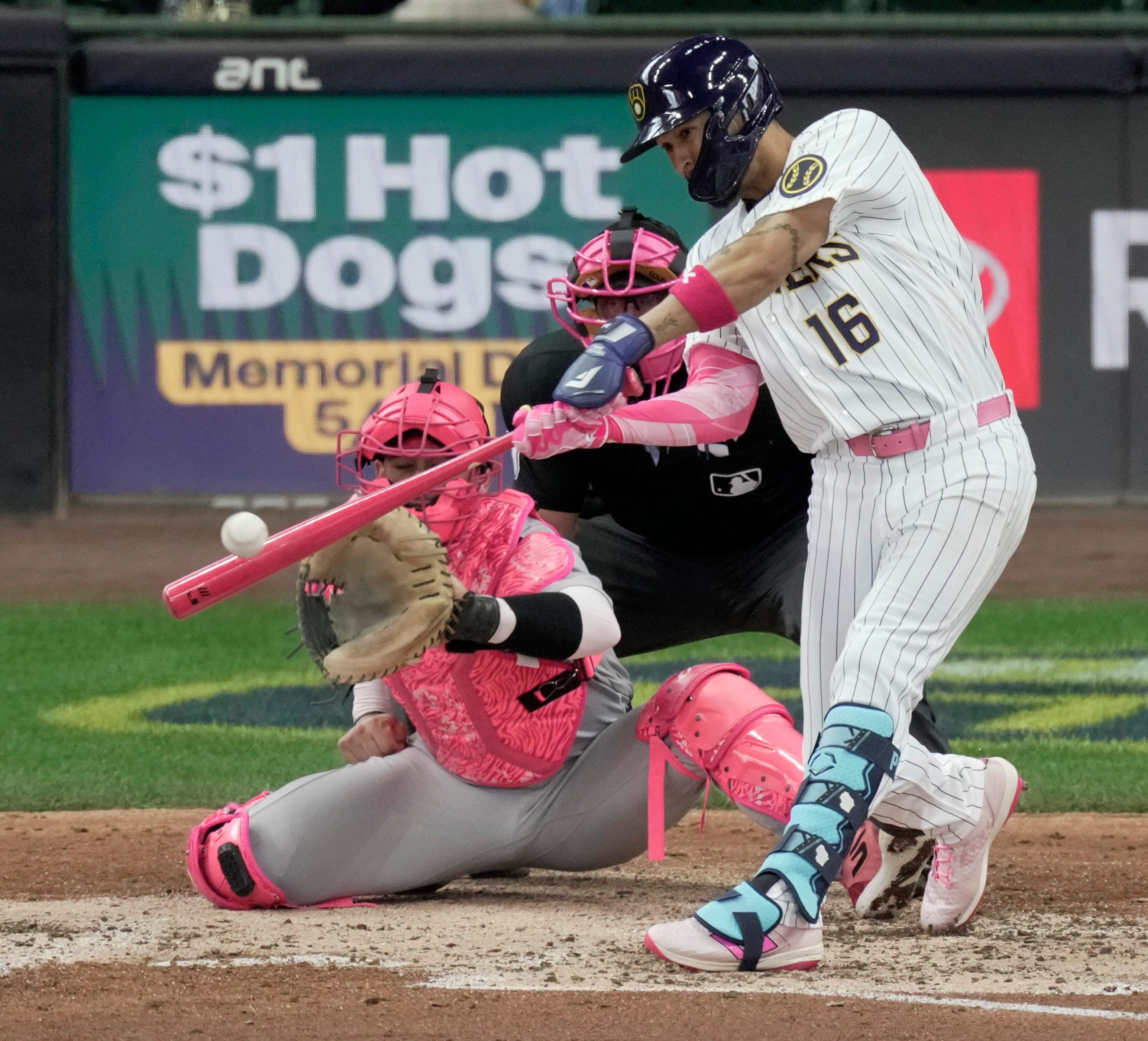 Blake Perkins helps deliver a win on his first Mother's Day without his