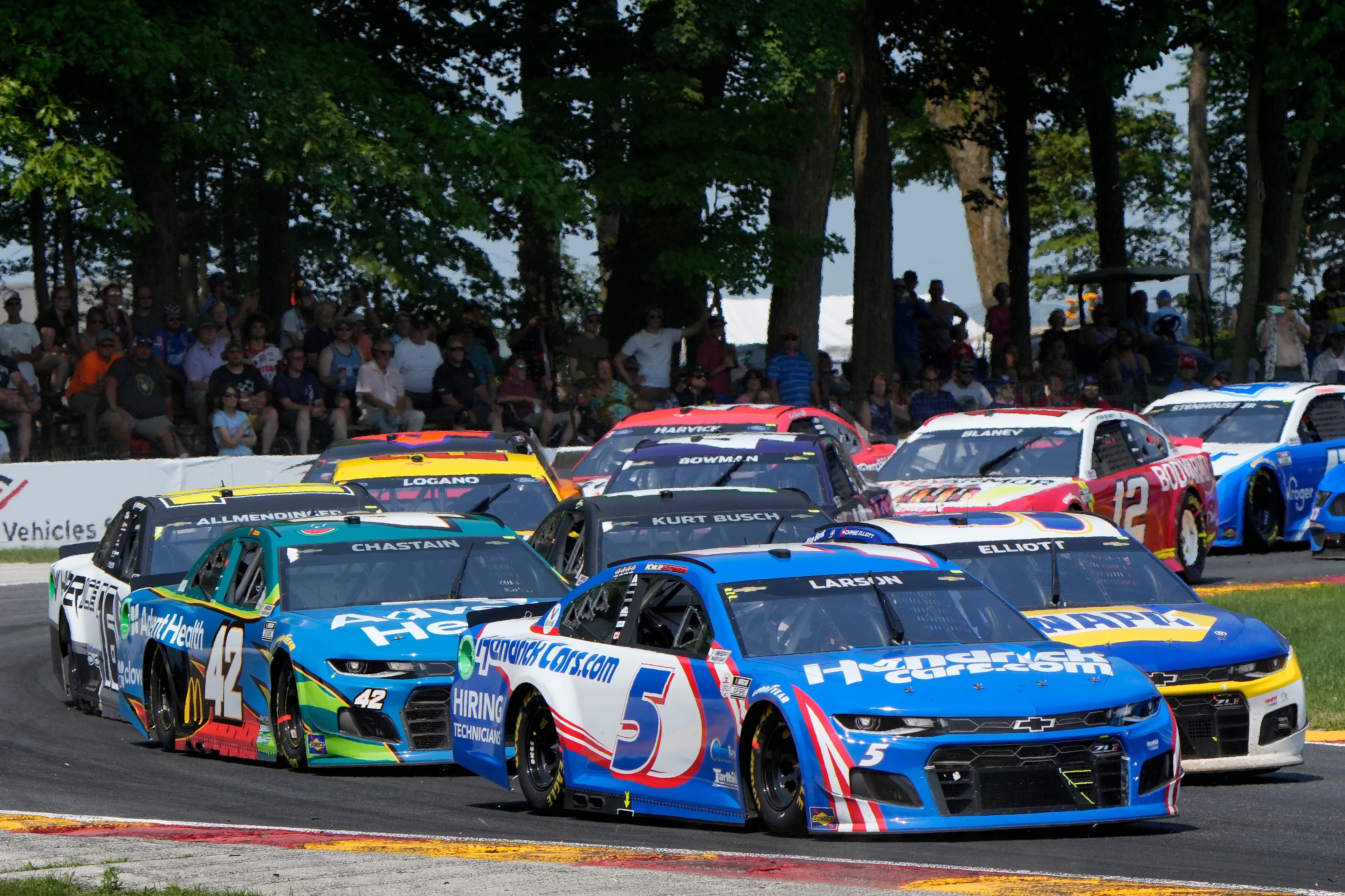NASCAR drivers testing at Chicagoland in favor getting back to Road America