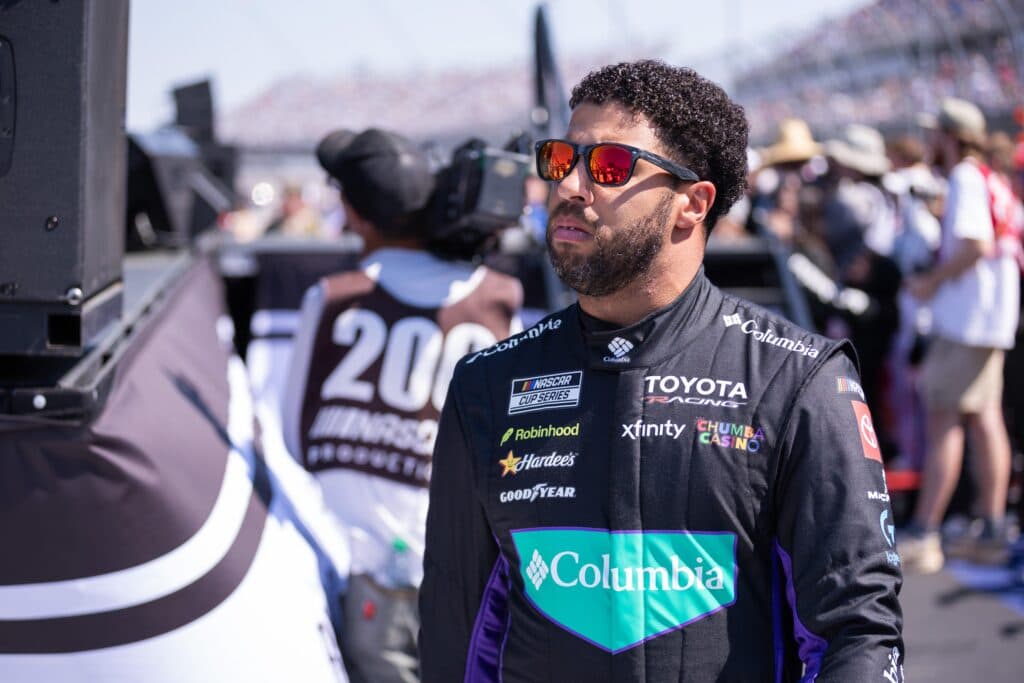 Bubba Wallace Points to Driver Responsible for Massive NASCAR Crash at Talladega
