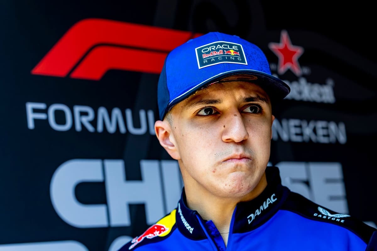 New Headline: Scuderia's Driver Takes a Drift at the Wheel on Red Bull Grand Prix