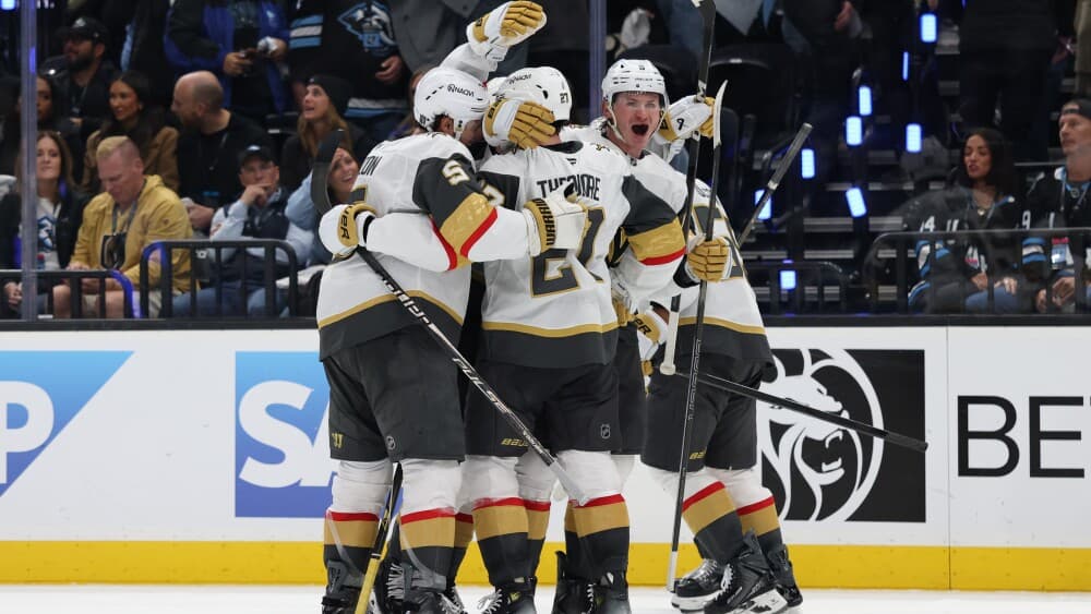 Shea Theodore’s overtime goal lifts Golden Knights to 5-4 win over Mammoth; series tied 2-2