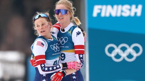 Jessie Diggins feels the love in her last cross-country skiing race before retirement