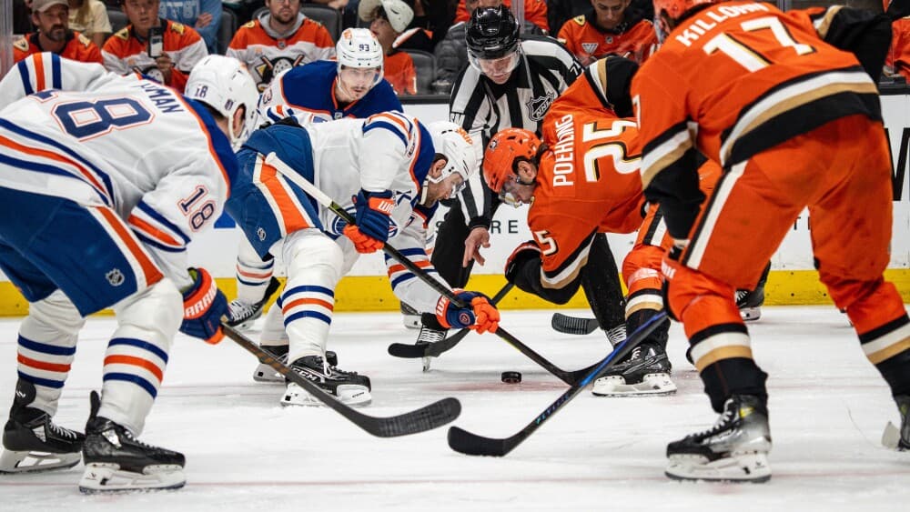 Poehling scores early in OT, Ducks push Oilers to the brink with 4-3 win in Game 4