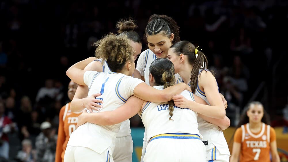 UCLA withstands Texas’ late charge, reaches first national championship game with grinding 51-44 win