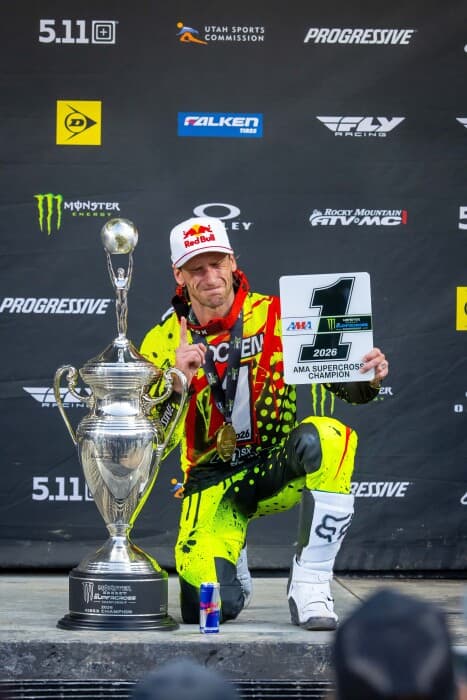 Ken Roczen's 2026 Supercross Championship completed a comeback for the ages