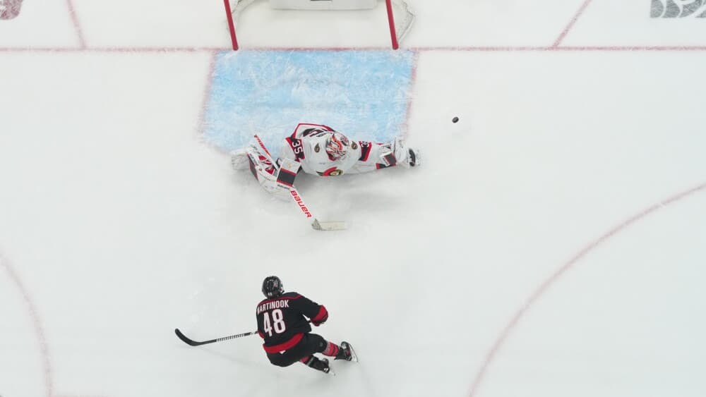 The NHL playoffs are nearing a record for penalty shots and it’s still the first round